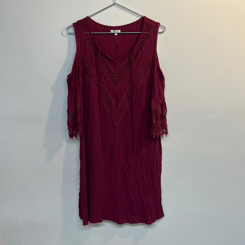 Maurice’s brand women’s dress size 1 maroon/purple color